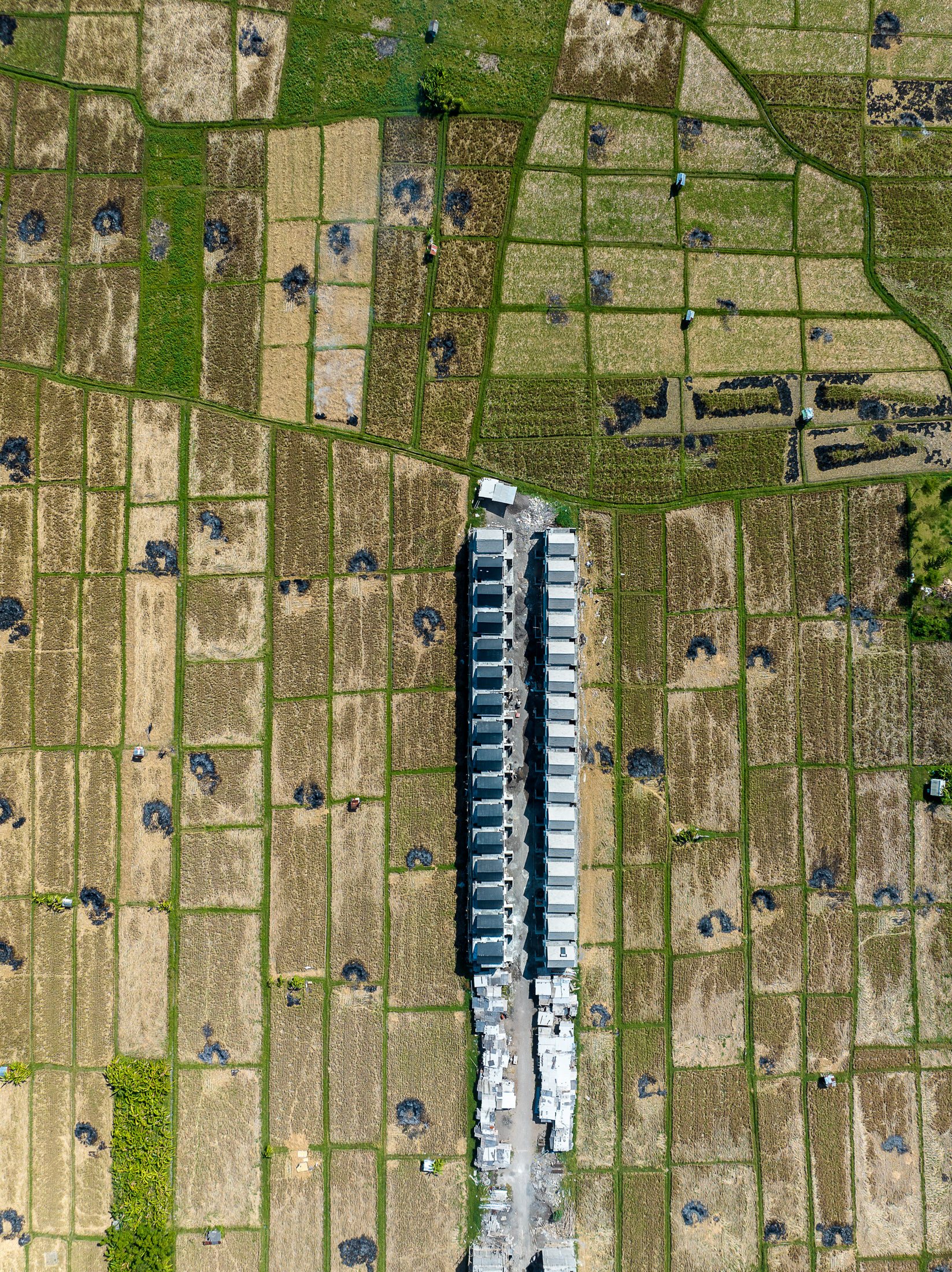 Development in the fields near Seminyek.