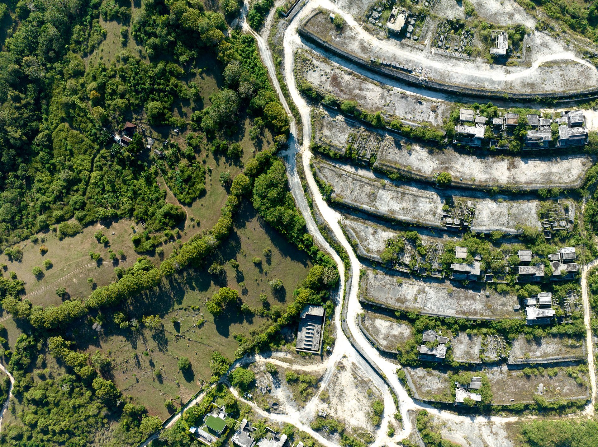 Unfinished development in Uluwatu.