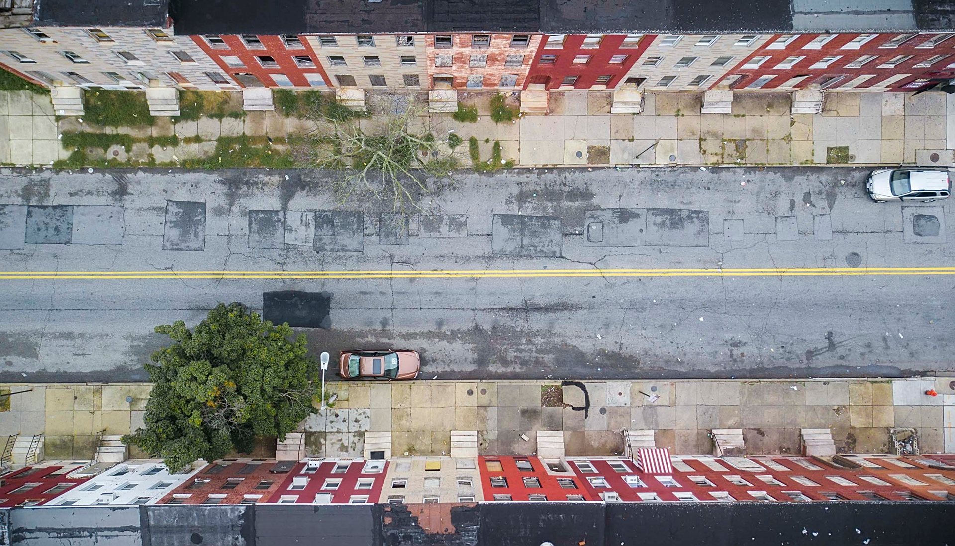 Some of Baltimore's abandoned properties on the West Side.