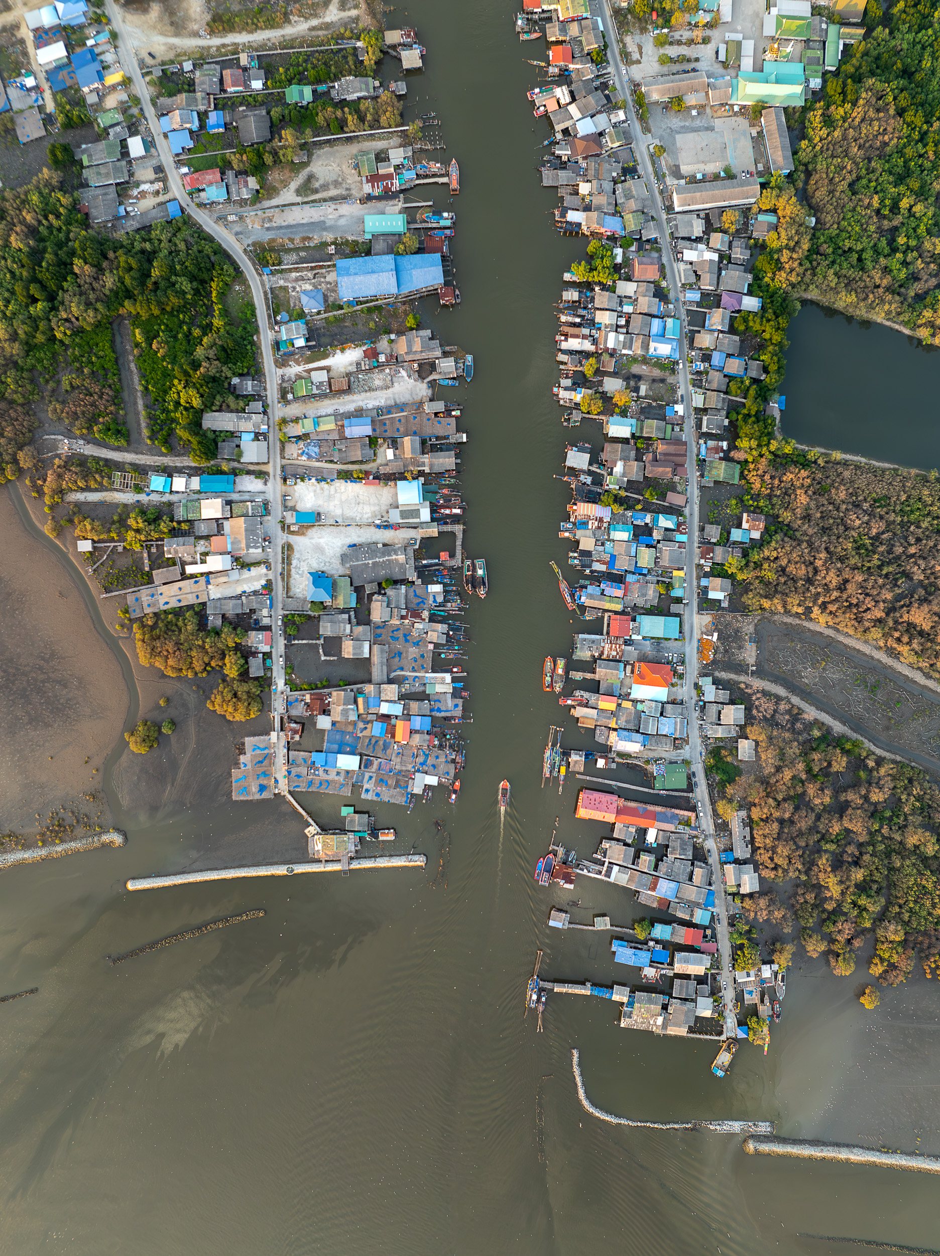 The Dan River delta, near Bangkok.