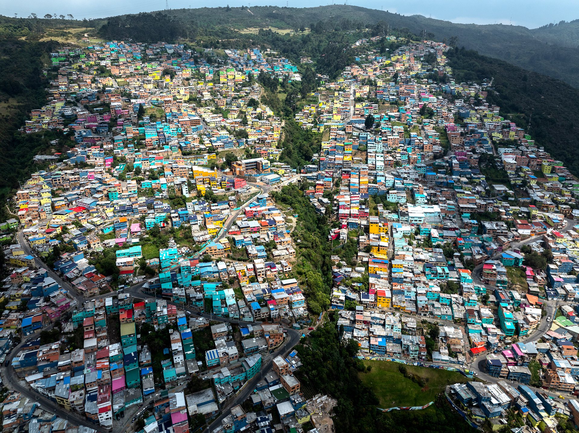 One of the many innovations that successive mayors have done in Bogotá to improve the lives (or the perceptions) of the residents in poor