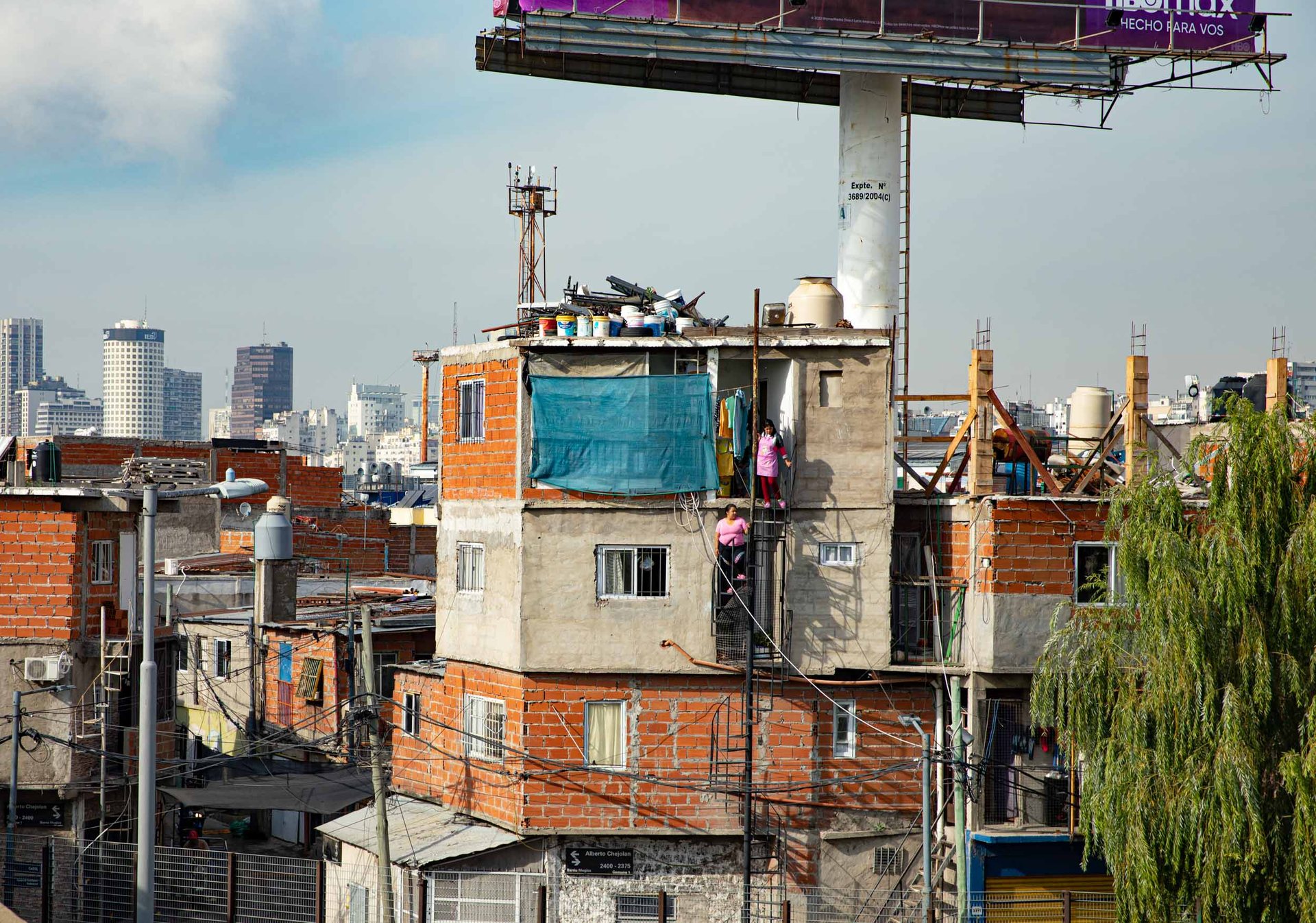 Haphazard and unchecked development in Buenos Aires' sprawling villa miserias is the only affordable option for many families who want to