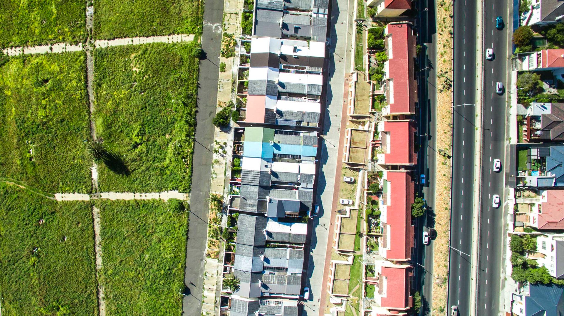 Conflicting emotions are present, as the space feels both like a memorial, a cemetery, and a park.