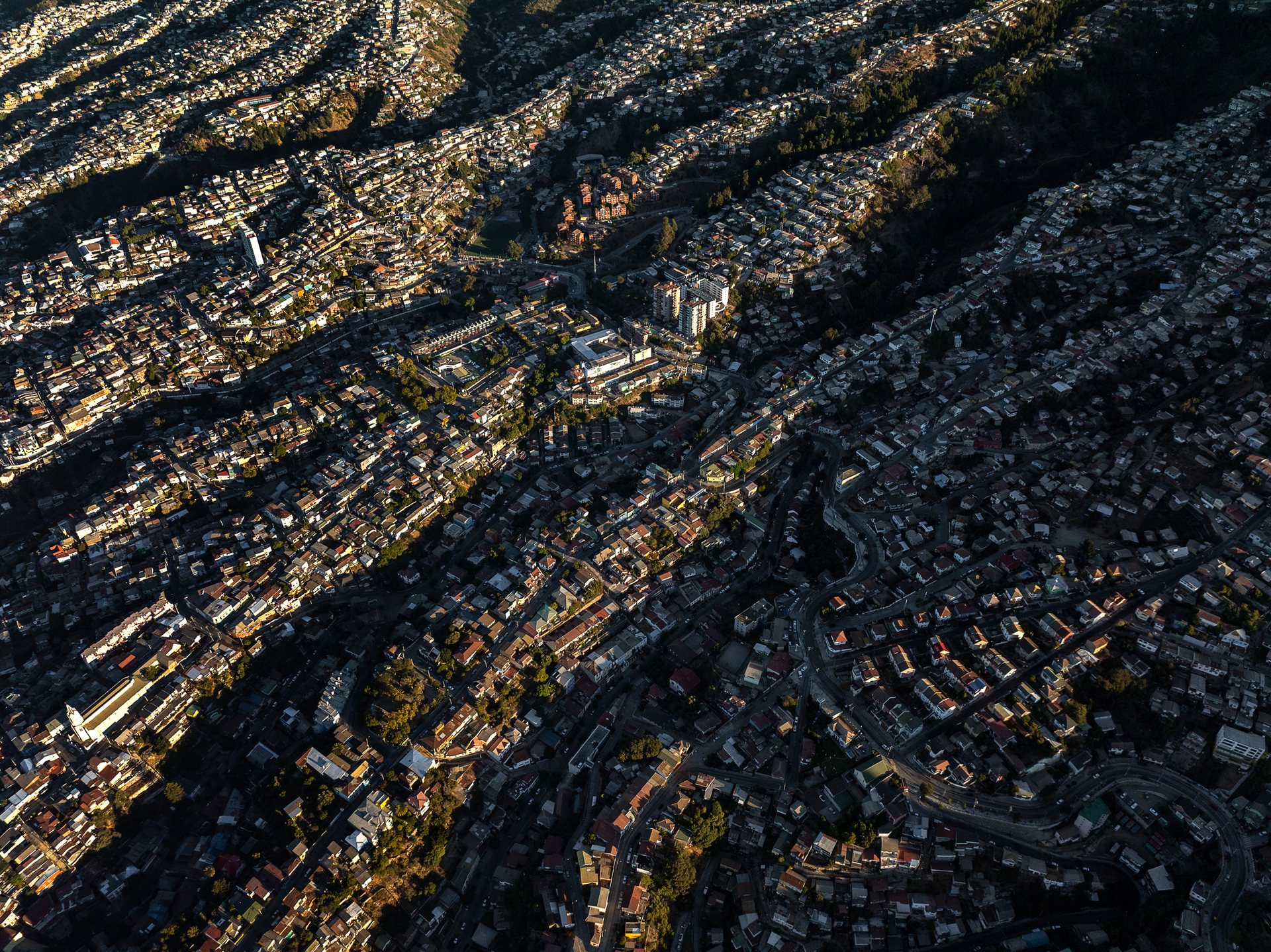 A Valparaiso hillside.