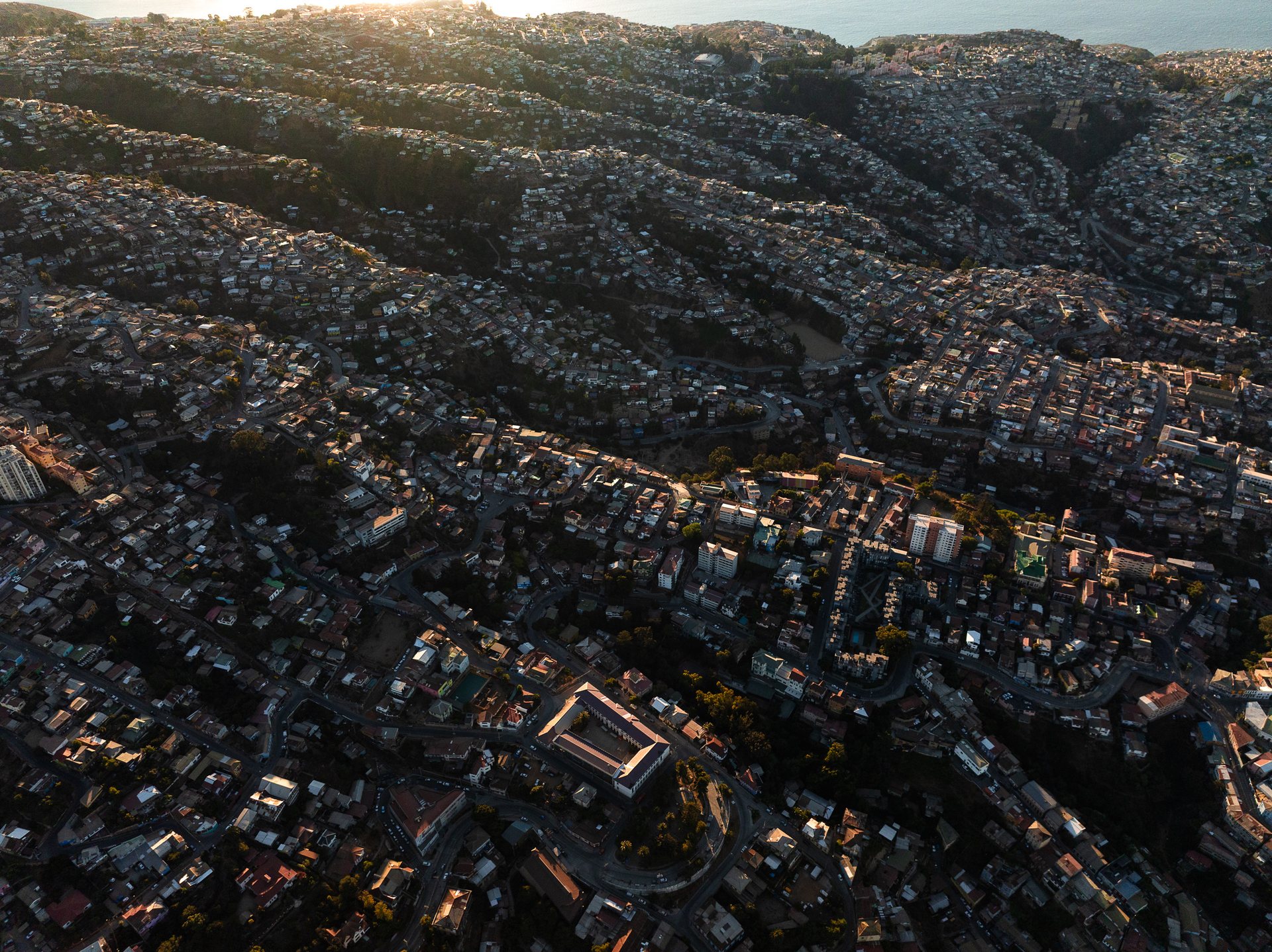 A Valparaiso hillside.