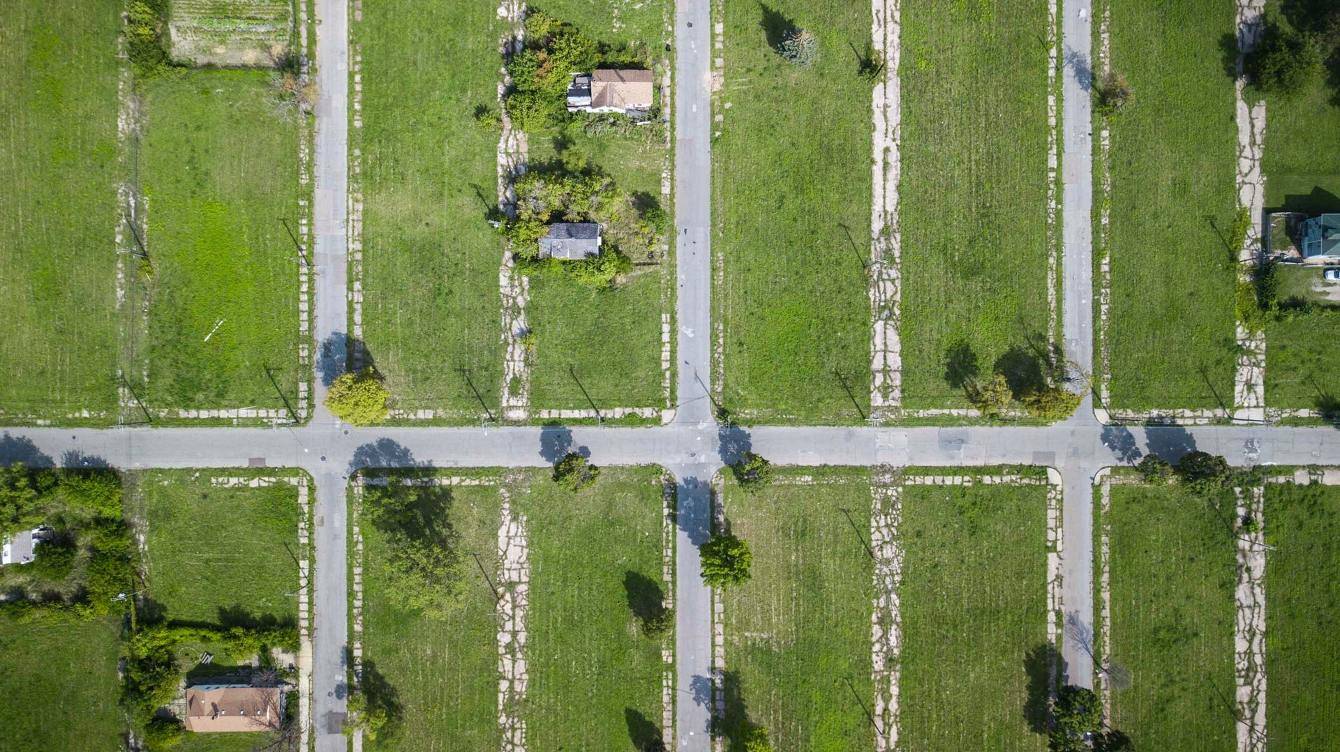 (Above) Black Bottom used to be a vibrant African-American neighborhood, but that was before redlining, the construction of I-75, and