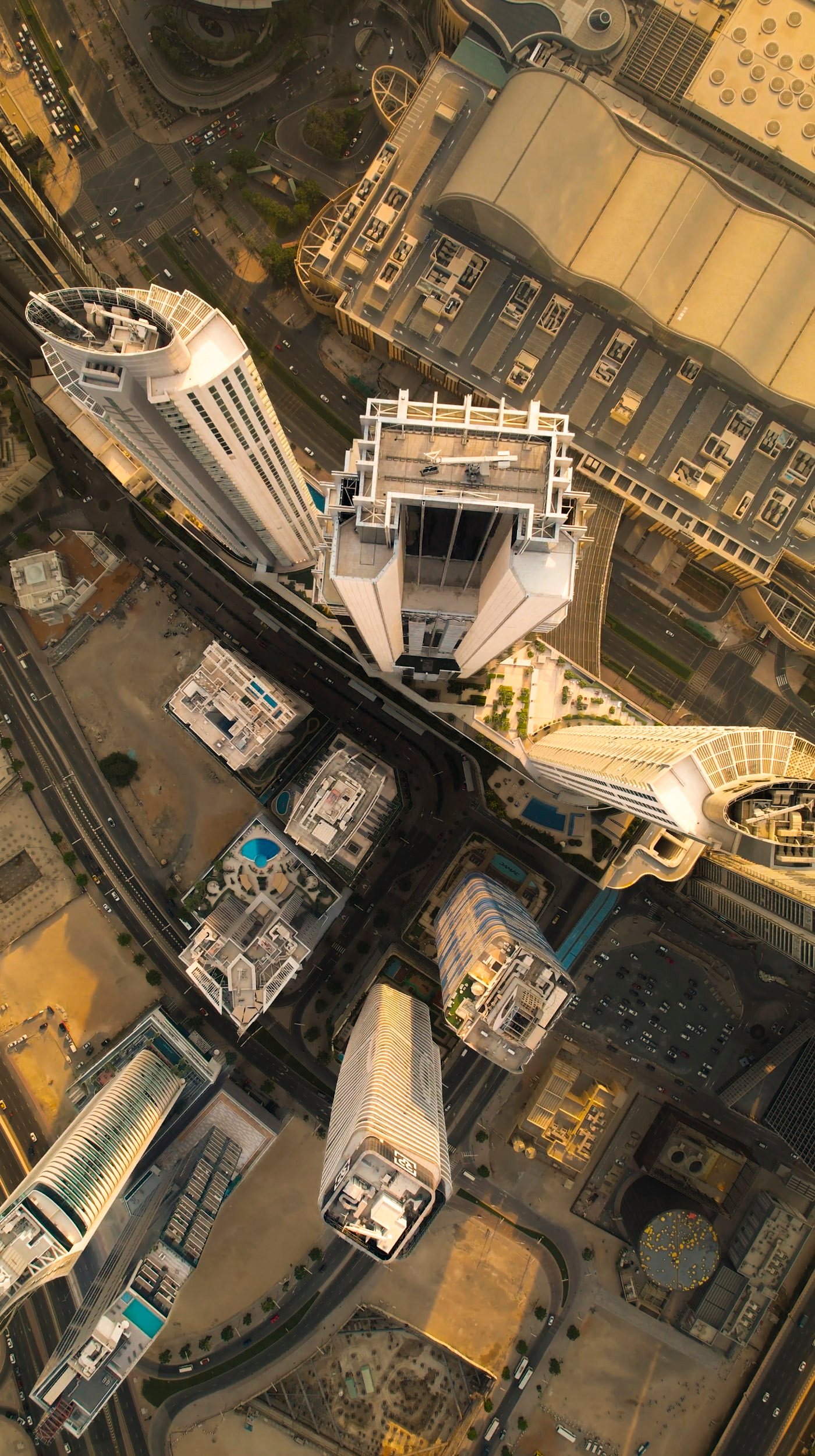 Glass towers rise beside the Dubai Mall, one of the world's largest.