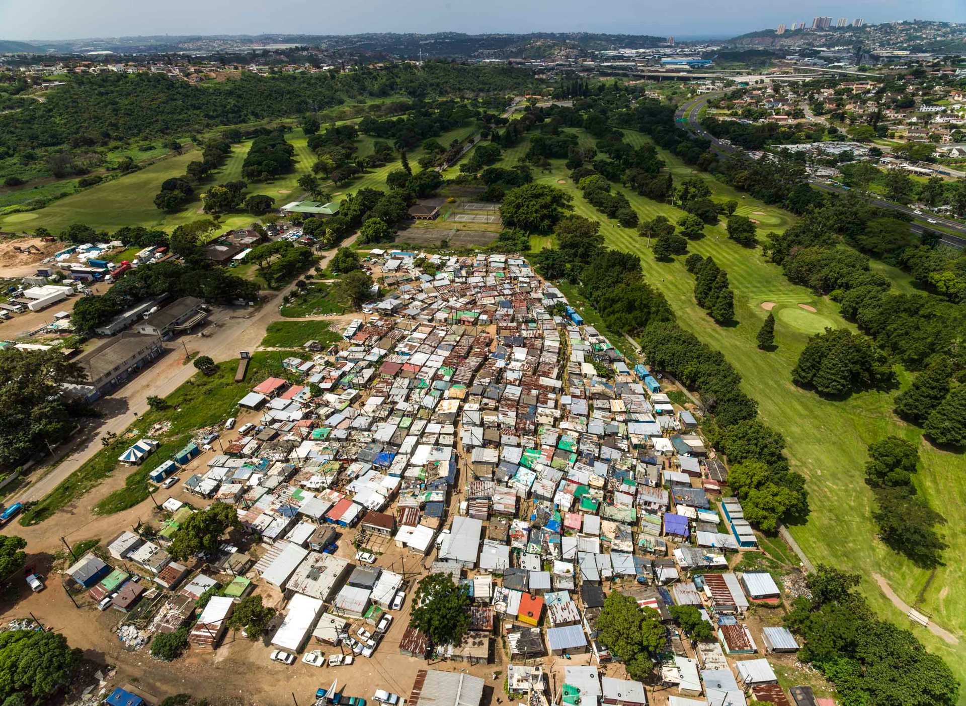 The beautiful Umgeni River Valley, home to the Zulu Nation, and intentionally designed to separate black from Indian communities during