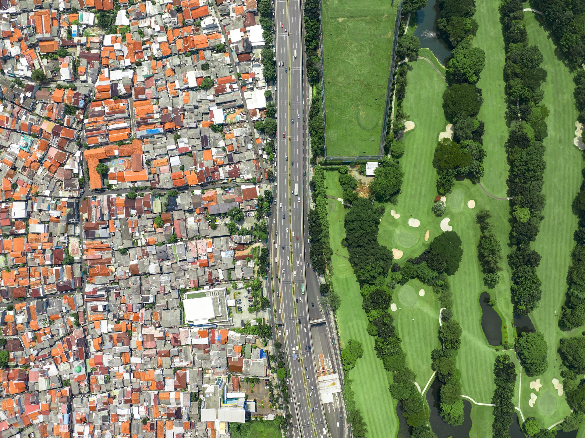 Jakarta Golf Club is one of the city's oldest golf clubs, occupying a significant amount of land, a scarce resource in a city like Jakarta that is grappling with housing shortages.