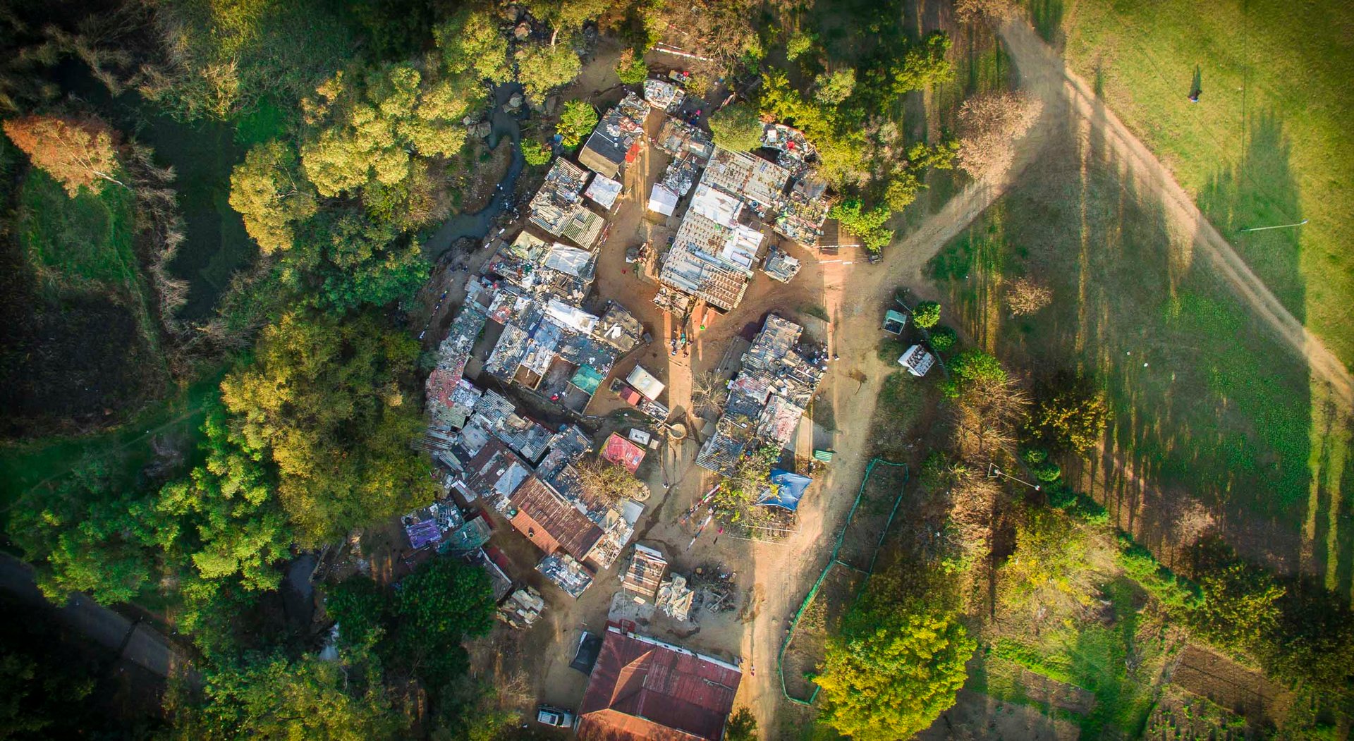 Informal settlement in Innisfree Park, near Sandton.