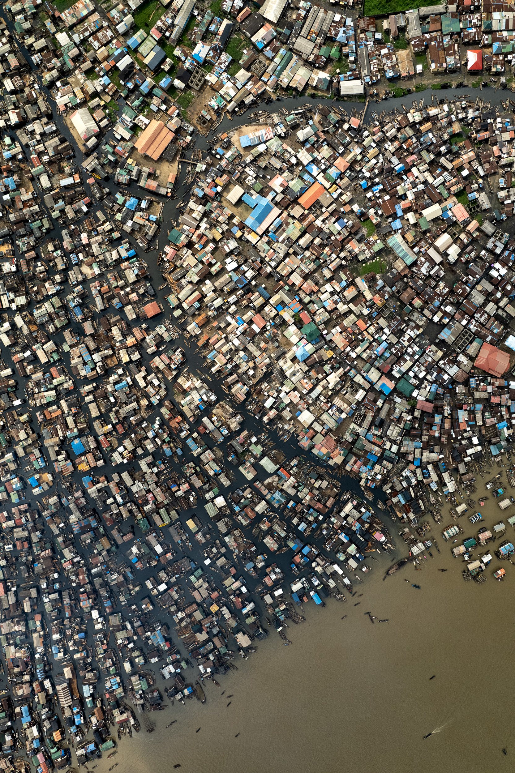 There are no services deep in Makoko other than what residents provide.