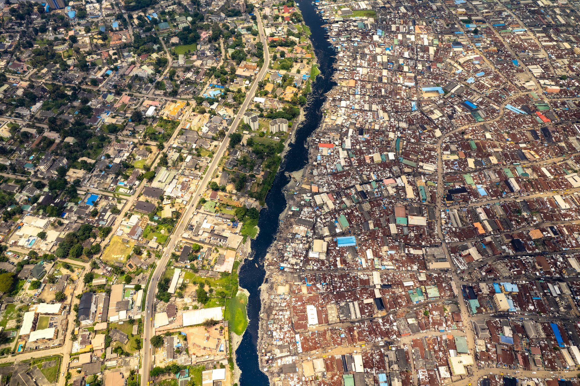 Inequality in the Apapa neighborhood.