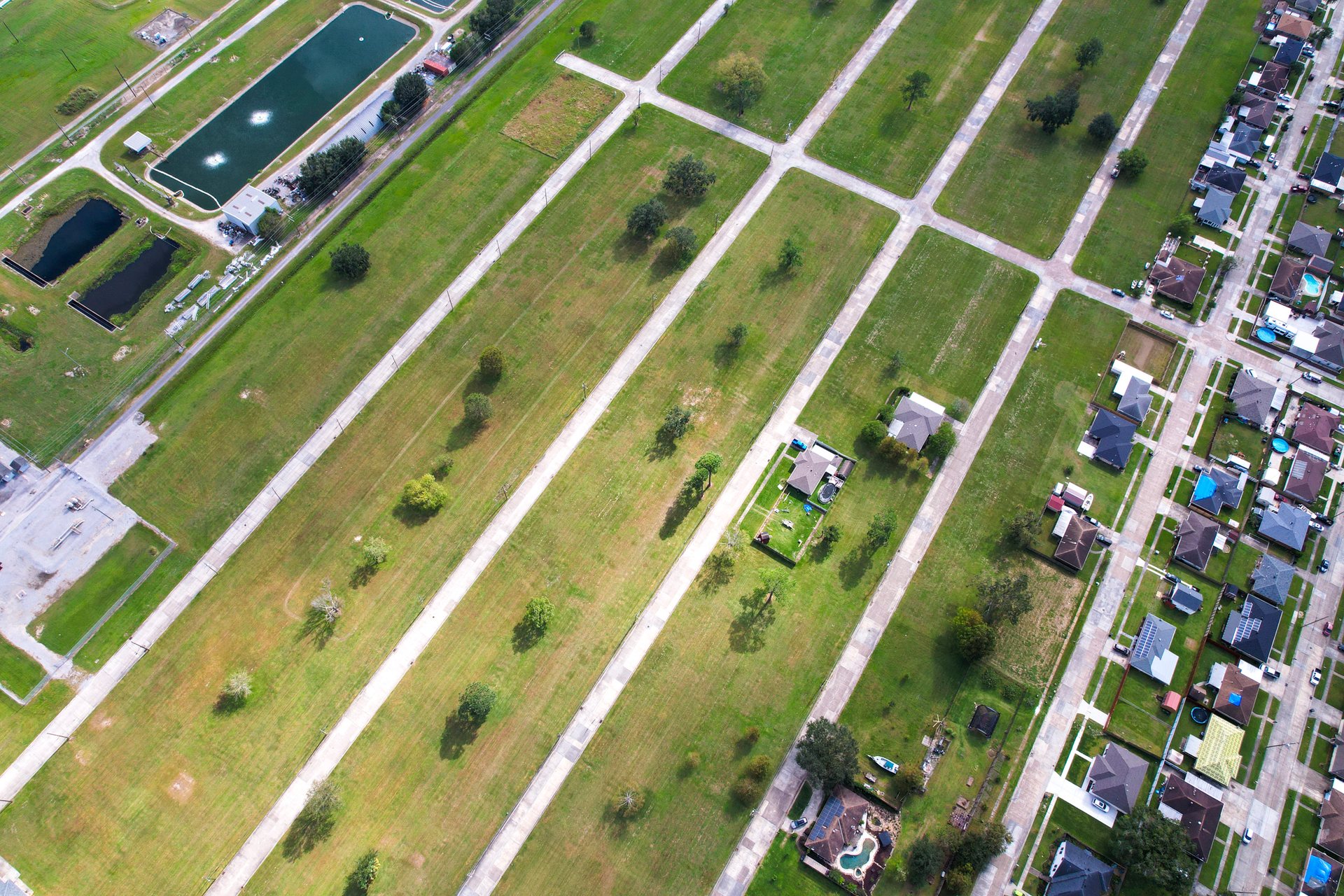 Chalmette, just to the east of New Orleans.