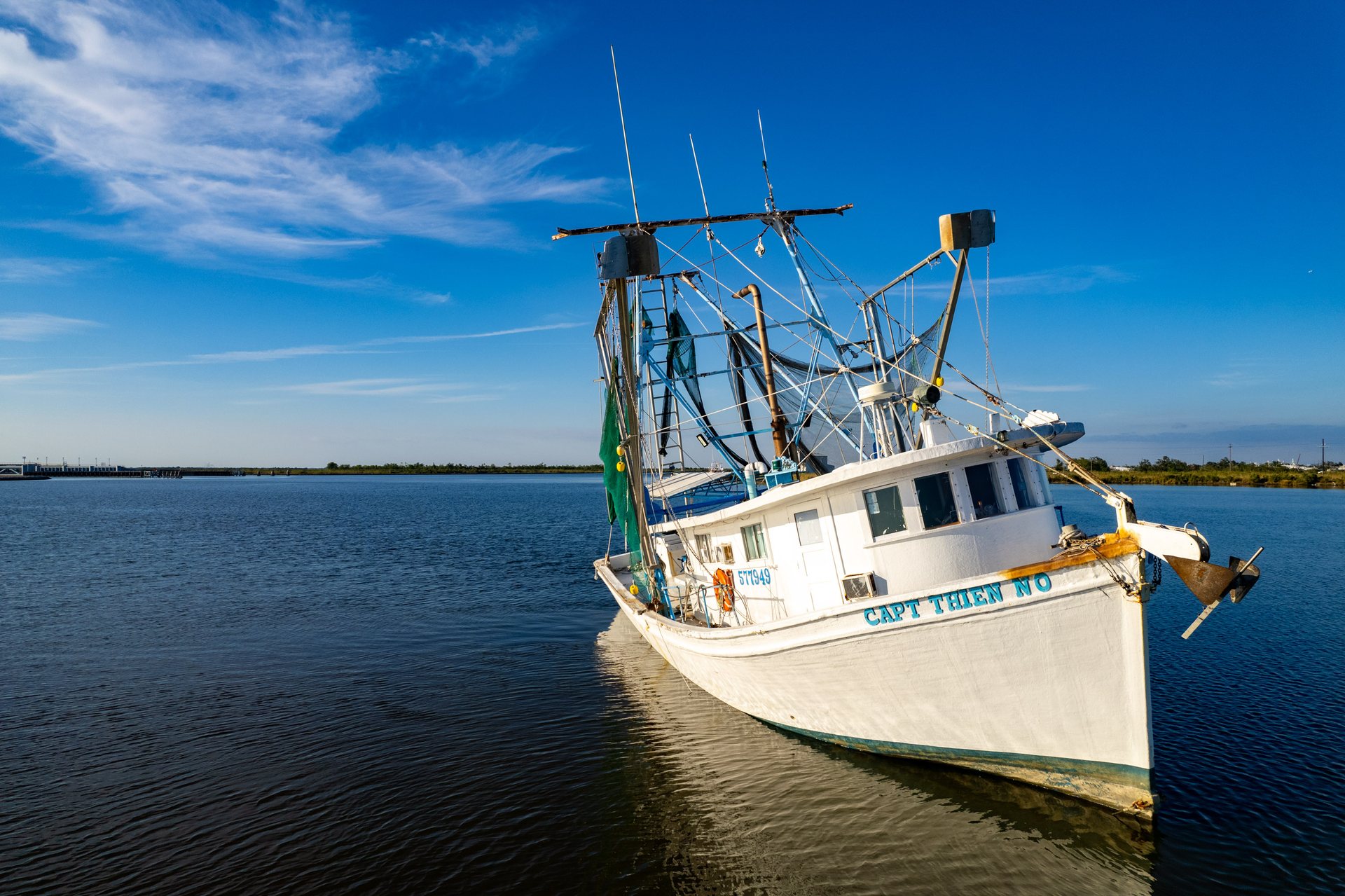 After the Vietnam War, thousands of Vietnamese refugees settled along the Gulf Coast, and many entered the shrimping and fishing industry.