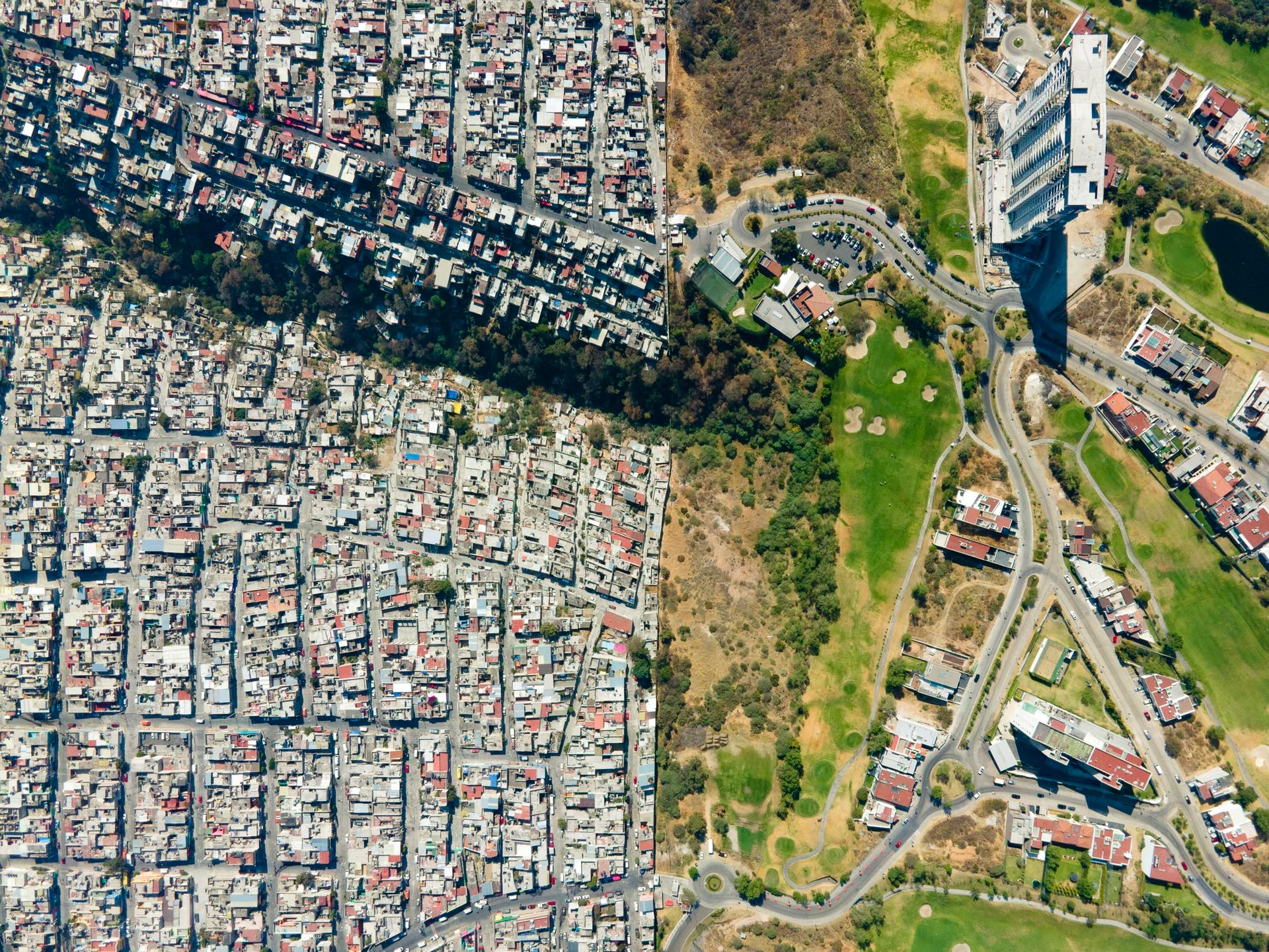 Bosque Real Country Club and Lomas del Cadete, in the foothills of Mexico City.