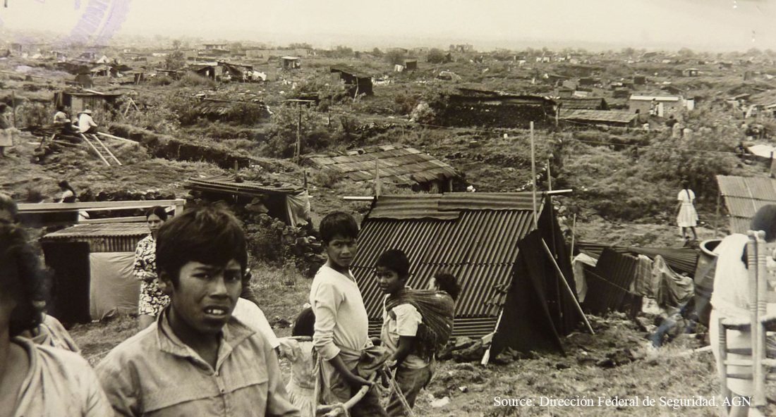 Pedregal de Santo Domingo circa 1971.