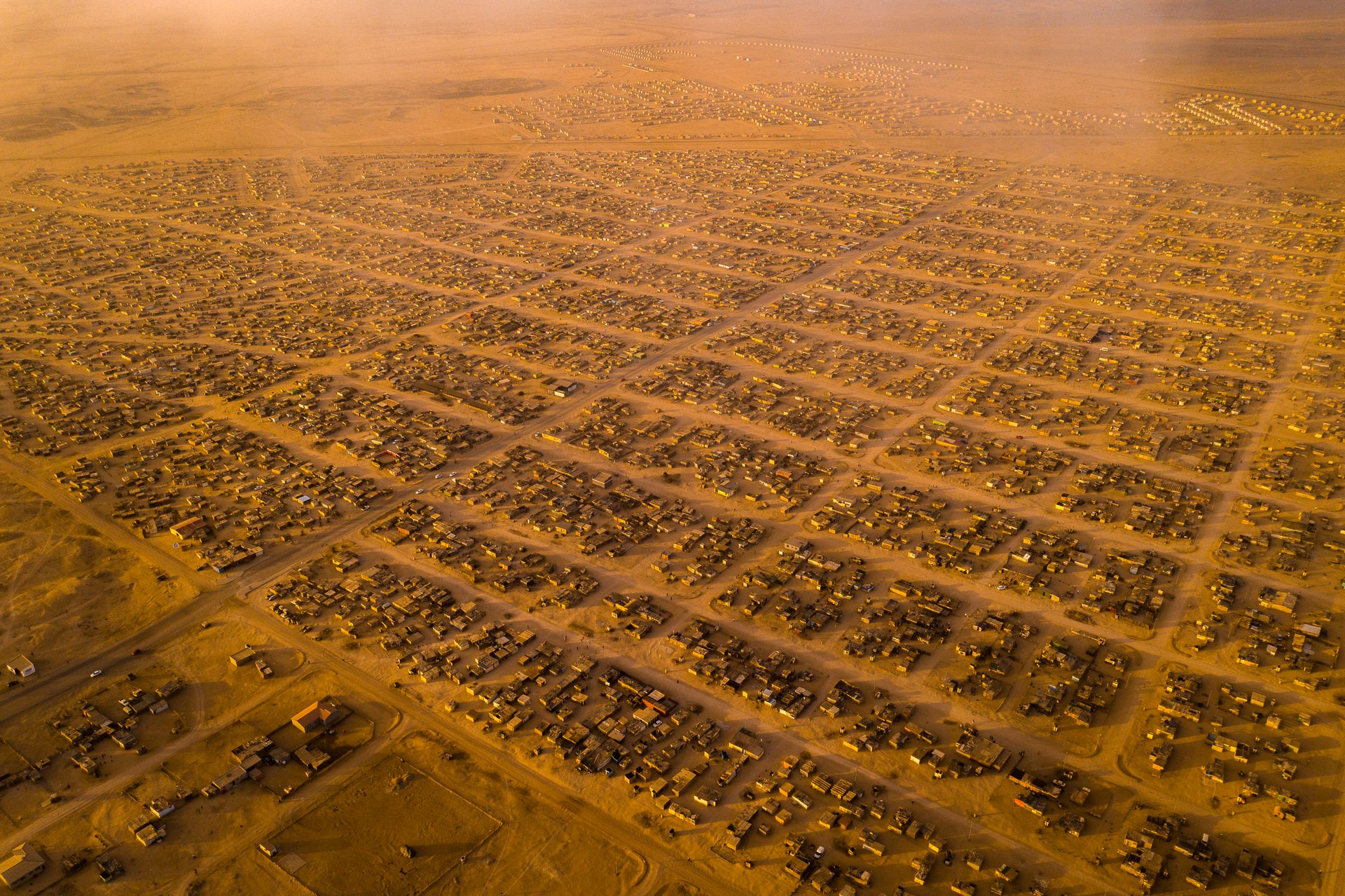 The "informal" area of DRC (Democratic Resettlement Community) has ballooned from its roots as a temporary housing area to a city in itself, equal in population to the formal areas of Swakopmund.