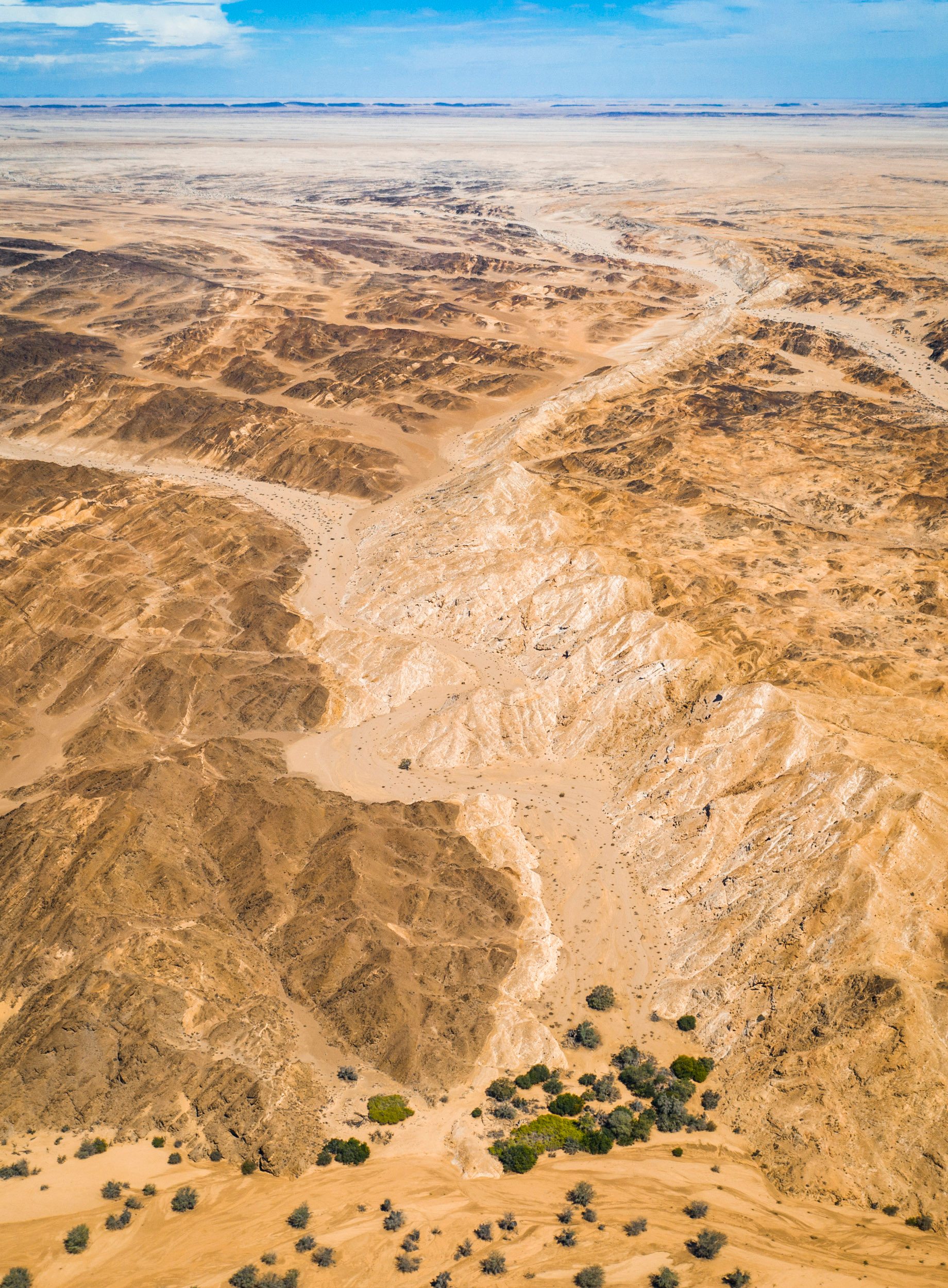 Uranium mines in the Namib desert make Namibia globally significant.