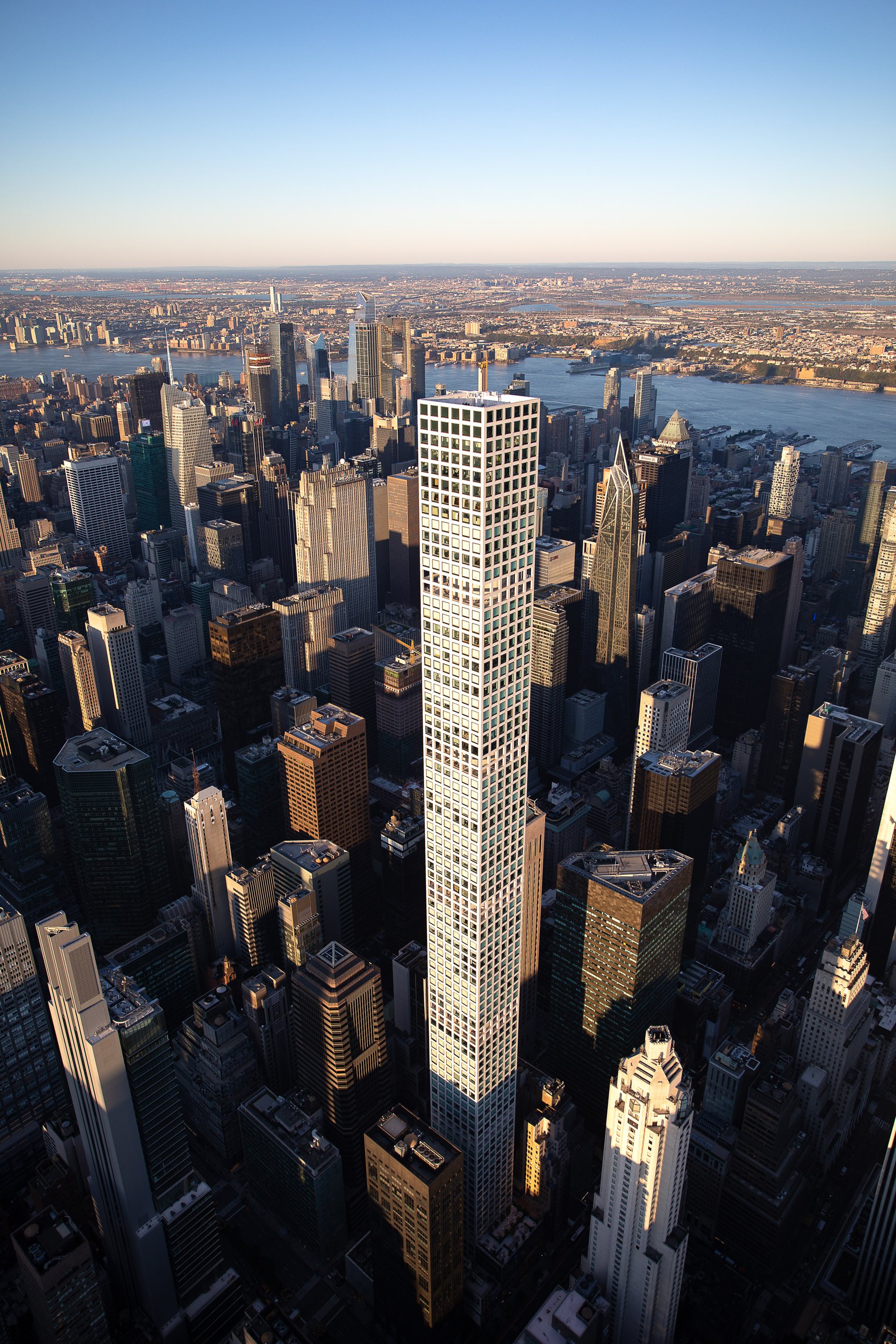 432 Park Avenue, the super tall with the penthouse (pictured here) currently listed for $169 million dollars.