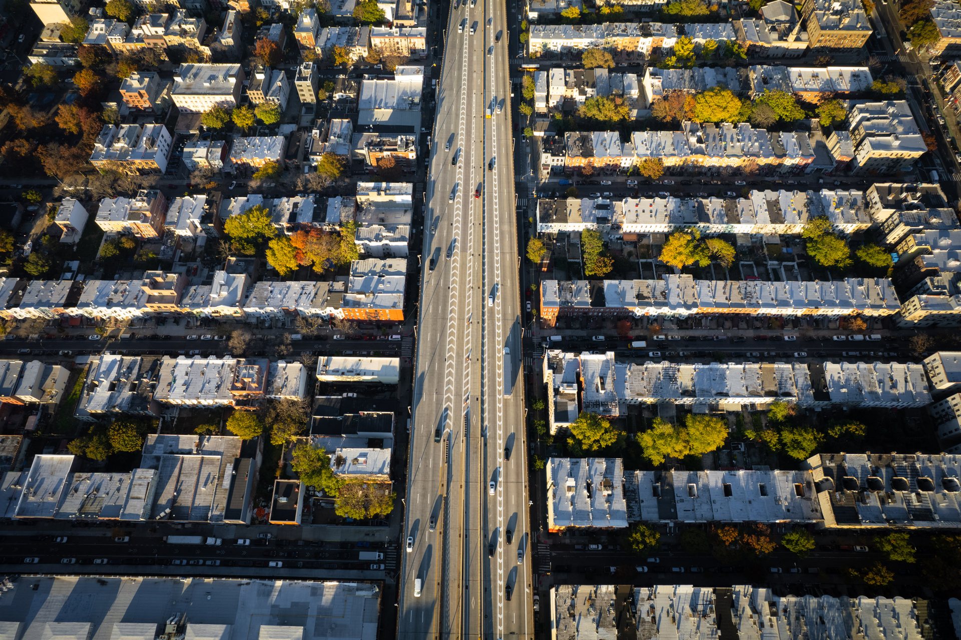 The Gowanus Expressway - part of a series of transportation projects Robert Moses rammed through diverse neighborhoods in the early 1960s.