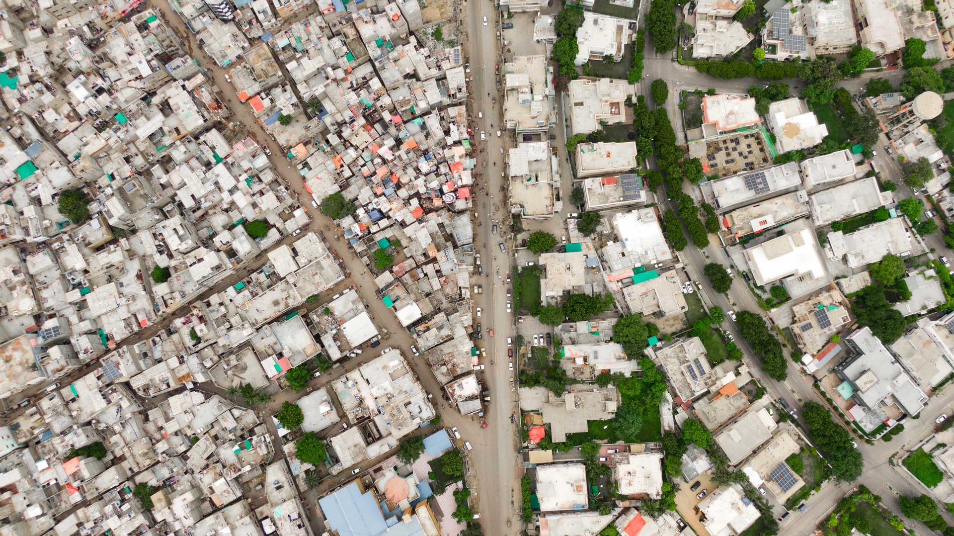 Afghan refugee camp in Islamabad.