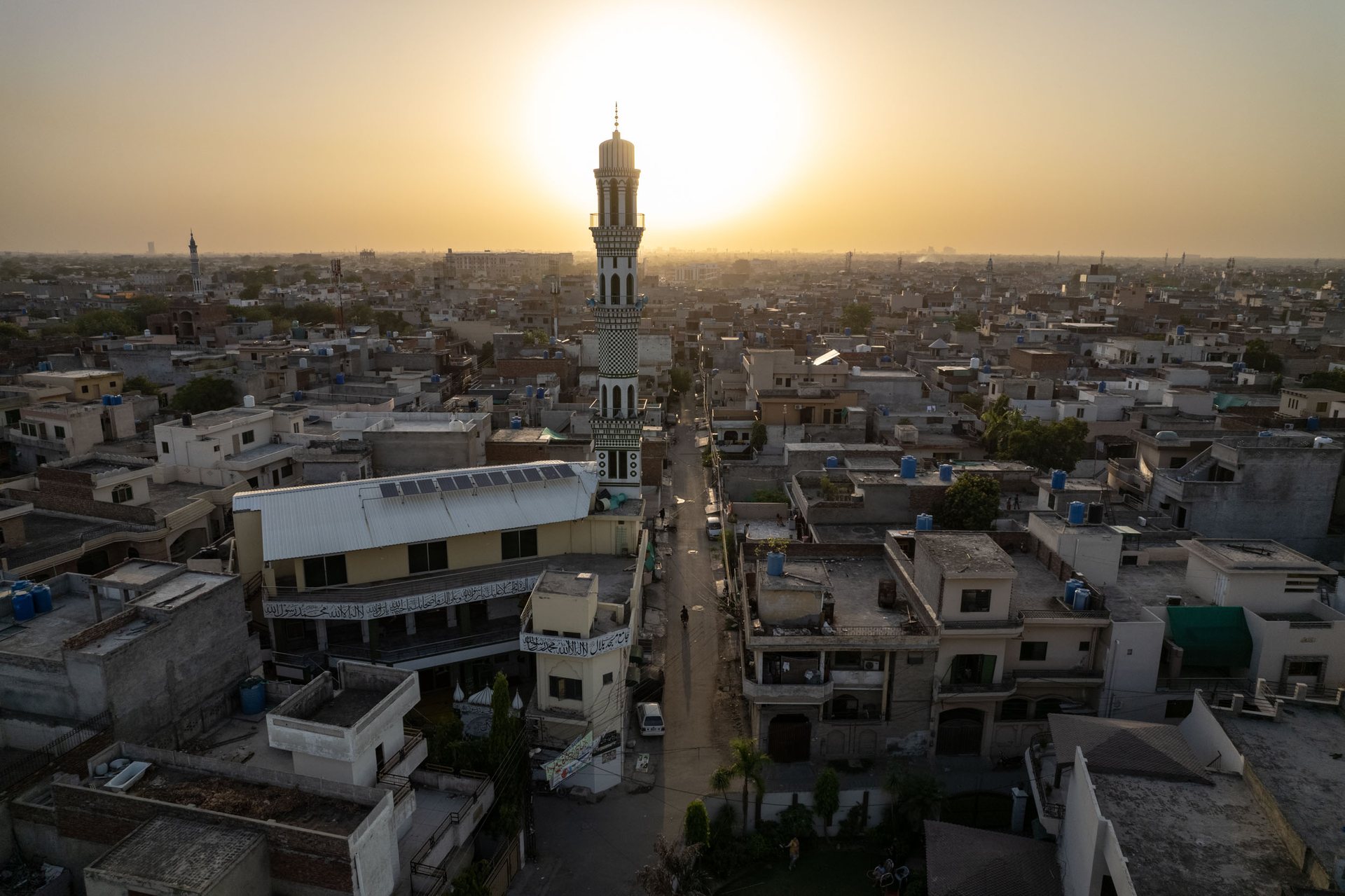 Afghan refugee camp in Islamabad.