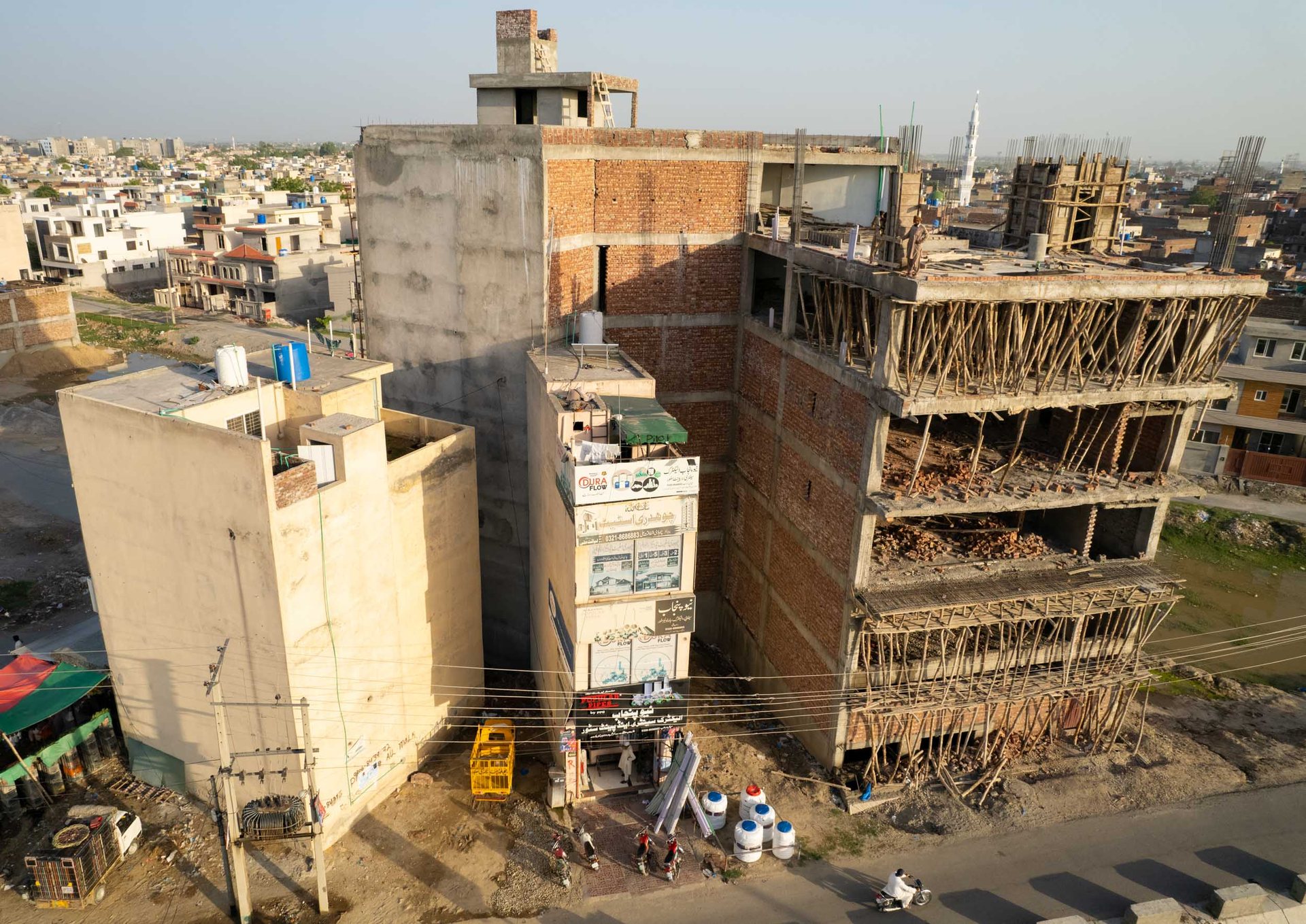New buildings emerging in Lahore.